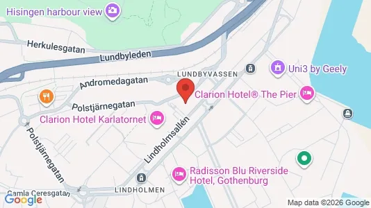 Apartments for rent i Lundby - kort over placeringen