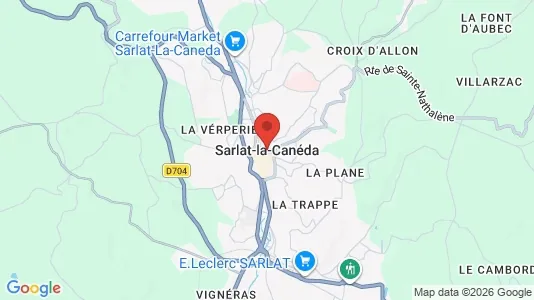 Apartments for rent in Sarlat-la-Canéda - Photo from Google Street View