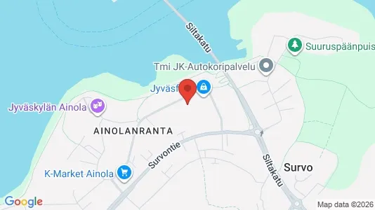 Apartments for rent i Jyväskylä - kort over placeringen