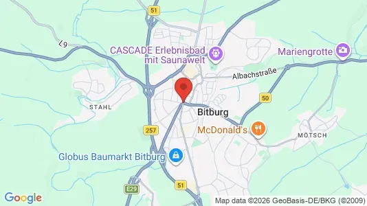 Apartments for rent i Eifelkreis Bitburg-Prüm - kort over placeringen