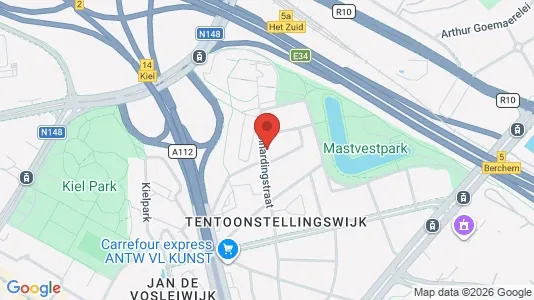 Apartments for rent i Stad Antwerp - kort over placeringen