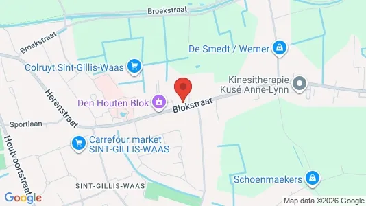Apartments for rent i Sint-Gillis-Waas - kort over placeringen