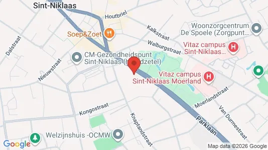 Apartments for rent i Sint-Niklaas - kort over placeringen