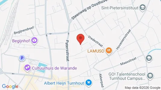 Apartments for rent i Turnhout - kort over placeringen
