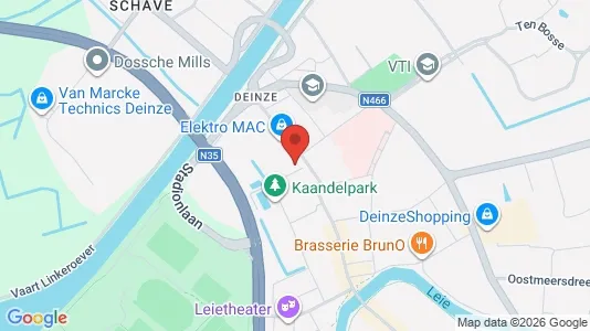 Apartments for rent i Deinze - kort over placeringen