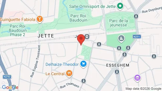 Apartments for rent i Brussels Jette - kort over placeringen