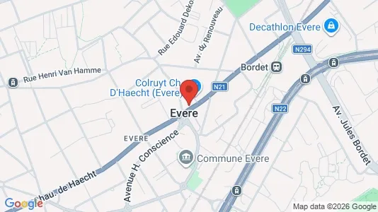 Apartments for rent in Brussels Evere - Photo from Google Street View