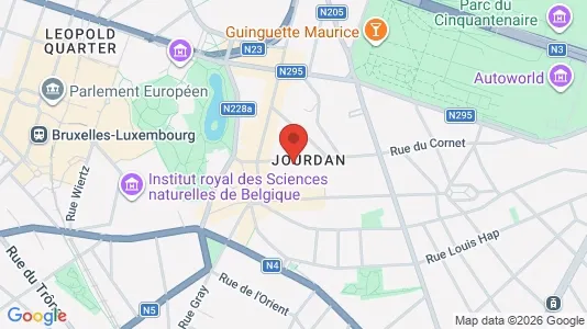 Apartments for rent i Brussels Etterbeek - kort over placeringen