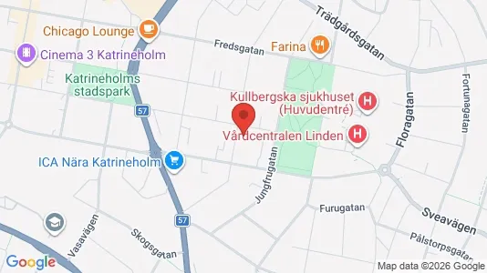 Apartments for rent i Katrineholm - kort over placeringen