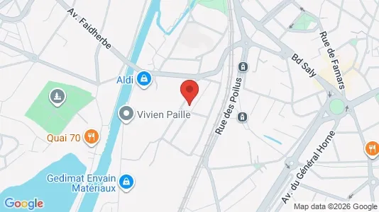 Apartments for rent i Valenciennes - kort over placeringen