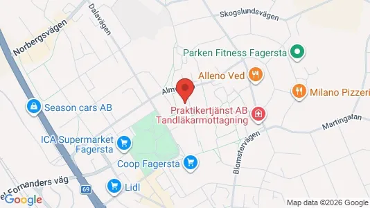 Apartments for rent in Fagersta - Photo from Google Street View