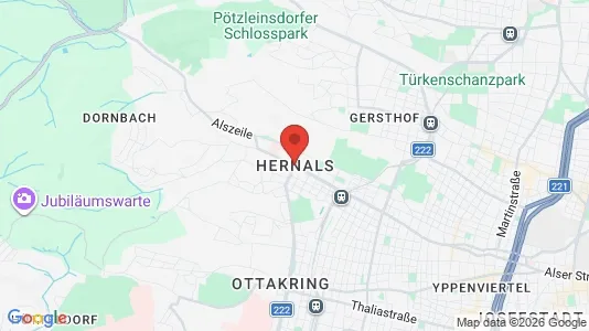 Houses for rent i Vienna Hernals - kort over placeringen