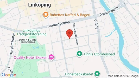 Apartments for rent i Linköping - kort over placeringen