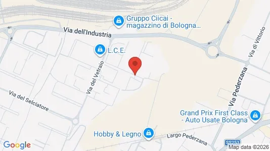 Apartments for rent i Bologna - kort over placeringen