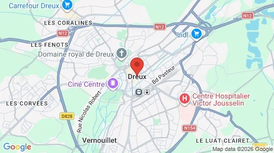 Apartments for rent in Dreux - Photo from Google Street View
