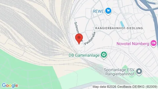 Apartments for rent i Nuremberg - kort over placeringen