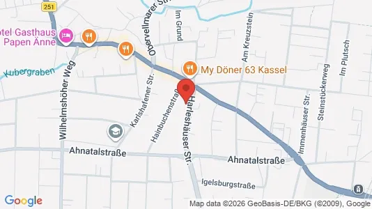 Apartments for rent in Kassel - Photo from Google Street View