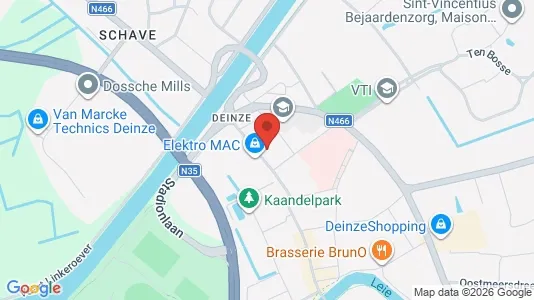 Apartments for rent i Deinze - kort over placeringen