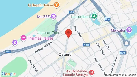 Apartments for rent in Oostende - Photo from Google Street View