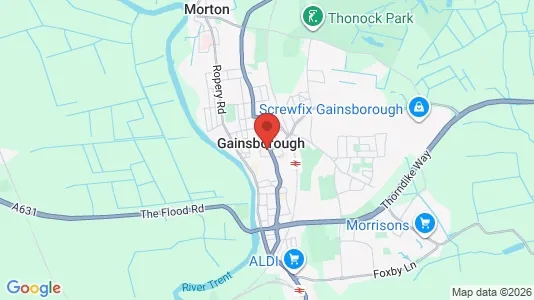 Apartments for rent in Gainsborough - Lincolnshire - Photo from Google Street View