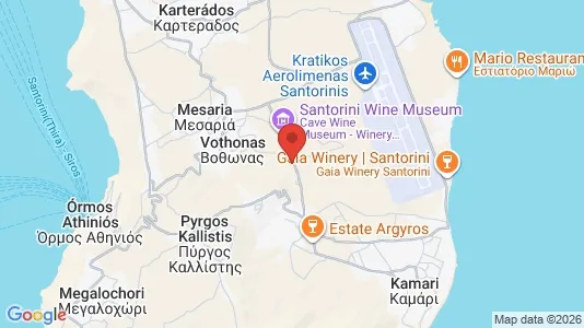 Apartments for rent in Santorini - Photo from Google Street View