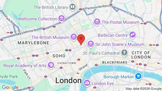 Apartments for rent in London WC1A - Photo from Google Street View
