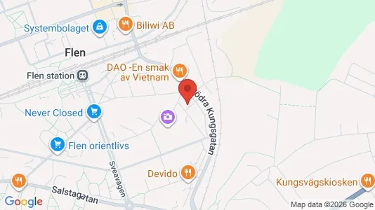 Apartments for rent i Flen - kort over placeringen