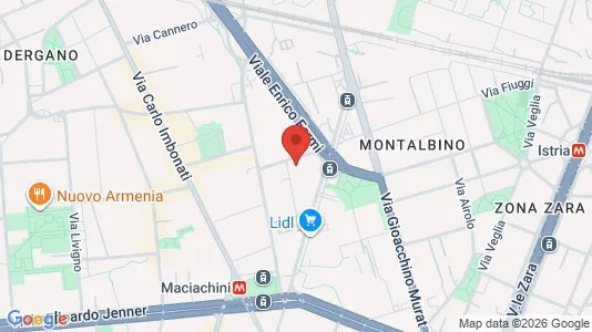 Rooms for rent i Milano Zona 9 - Porta Garibaldi, Niguarda - kort over placeringen