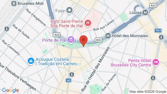 Apartments for rent i Brussels Sint-Gillis - kort over placeringen