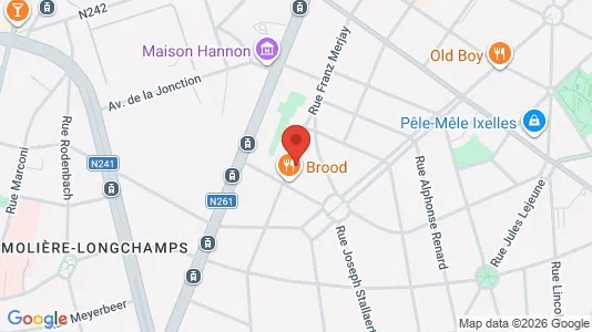 Apartments for rent i Brussels Elsene - kort over placeringen