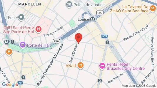 Apartments for rent in Brussels Sint-Gillis - Photo from Google Street View