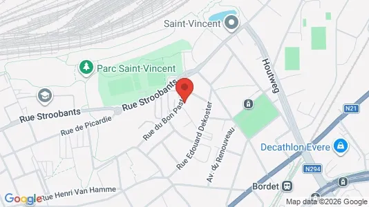 Apartments for rent in Brussels Evere - Photo from Google Street View