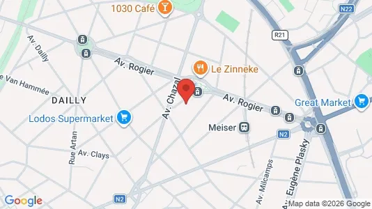 Apartments for rent i Brussels Schaarbeek - kort over placeringen