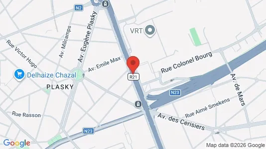 Apartments for rent i Brussels Schaarbeek - kort over placeringen