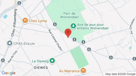 Apartments for rent i Brussels Ukkel - kort over placeringen
