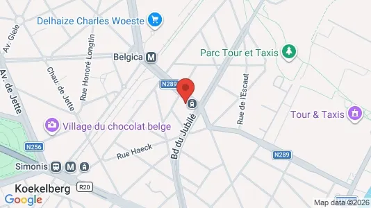 Apartments for rent in Brussels Sint-Jans-Molenbeek - Photo from Google Street View