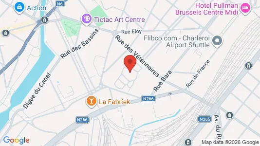 Apartments for rent i Brussels Anderlecht - kort over placeringen