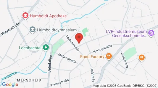 Apartments for rent i Solingen - kort over placeringen