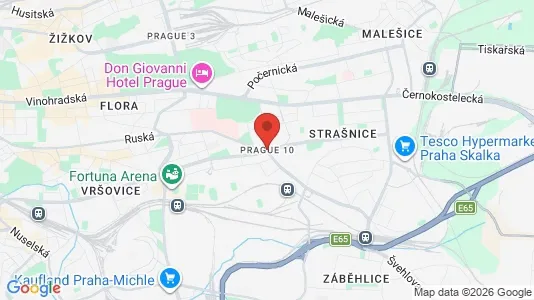 Apartments for rent in Prague 10 - Photo from Google Street View