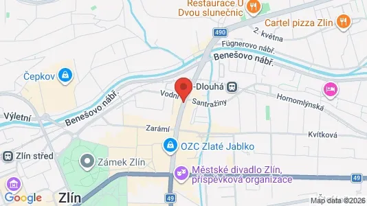 Apartments for rent in Zlín - Photo from Google Street View