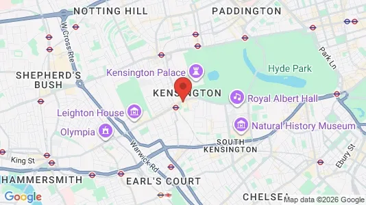 Rooms for rent in London W8 - Photo from Google Street View