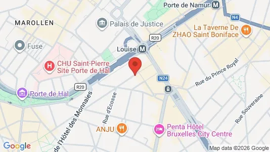 Apartments for rent in Brussels Sint-Gillis - Photo from Google Street View