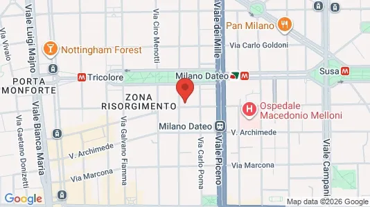 Apartments for rent i Milano Zona 1 - Centro storico - kort over placeringen