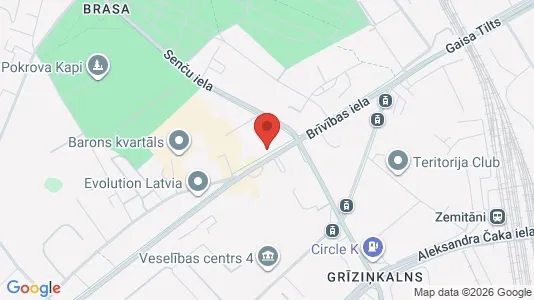 Apartments for rent i Riga Centrs - kort over placeringen