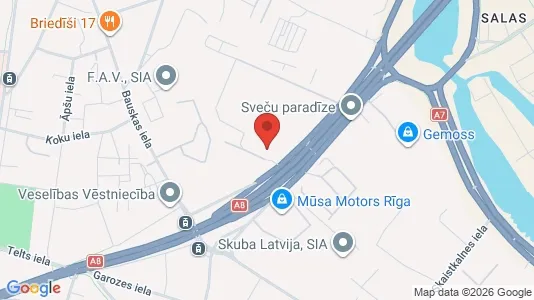 Apartments for rent i Riga Salas-Torņakalns - kort over placeringen