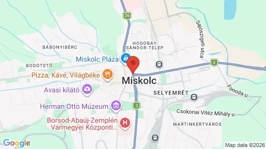 Apartments for rent in Miskolci - Photo from Google Street View