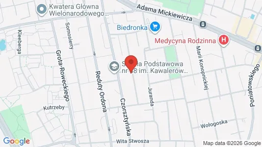 Apartments for rent i Szczecin - kort over placeringen
