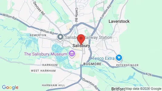 Houses for rent i Salisbury - Wiltshire - kort over placeringen