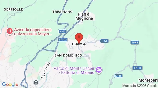 Houses for rent i Fiesole - kort over placeringen