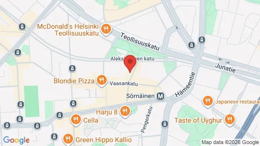 Apartments for rent i Helsinki Keskinen - kort over placeringen